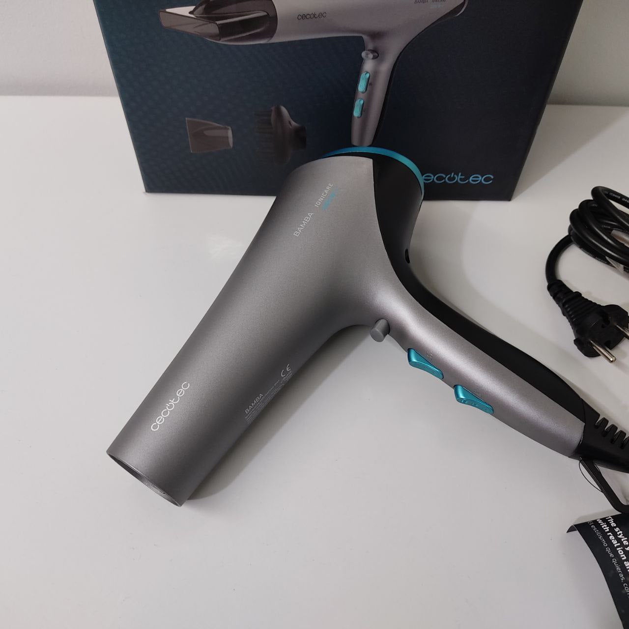 SECADOR DE PELO CECOTEC CON DIFUSOR 2200W IONICO