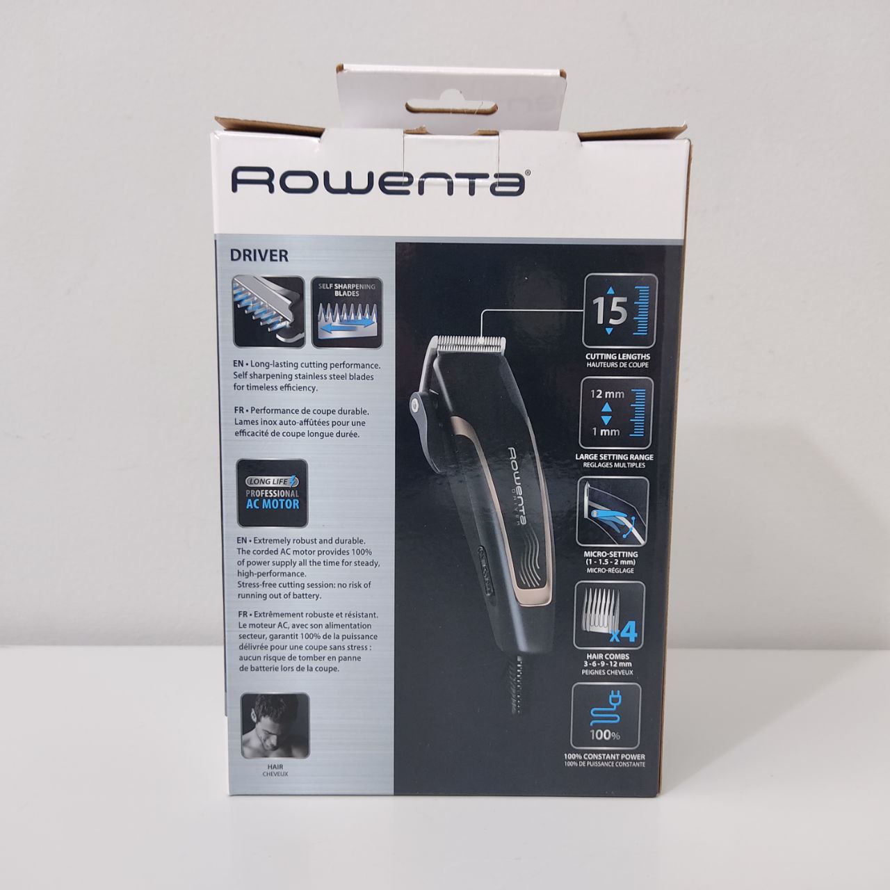 CORTAPELOS ROWENTA TN1609FO – PRECISIÓN Y COMODIDAD