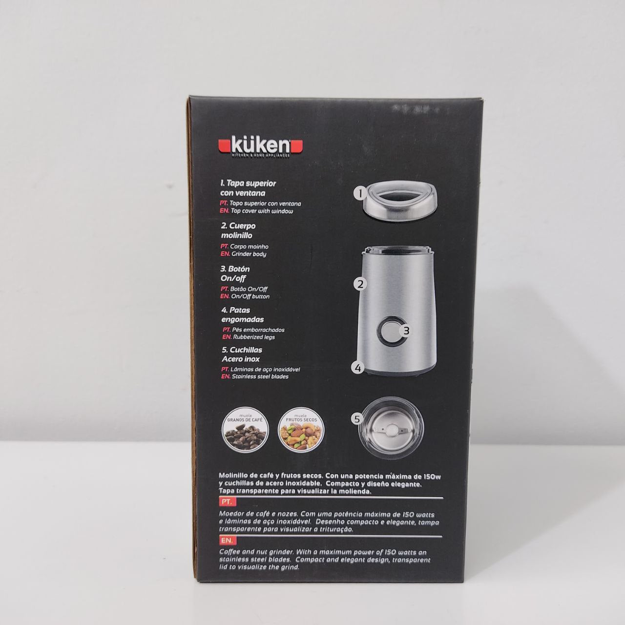 MOLINILLO DE CAFÉ KÜKEN 33719 – CAFÉ RECIÉN MOLIDO Y MÁS