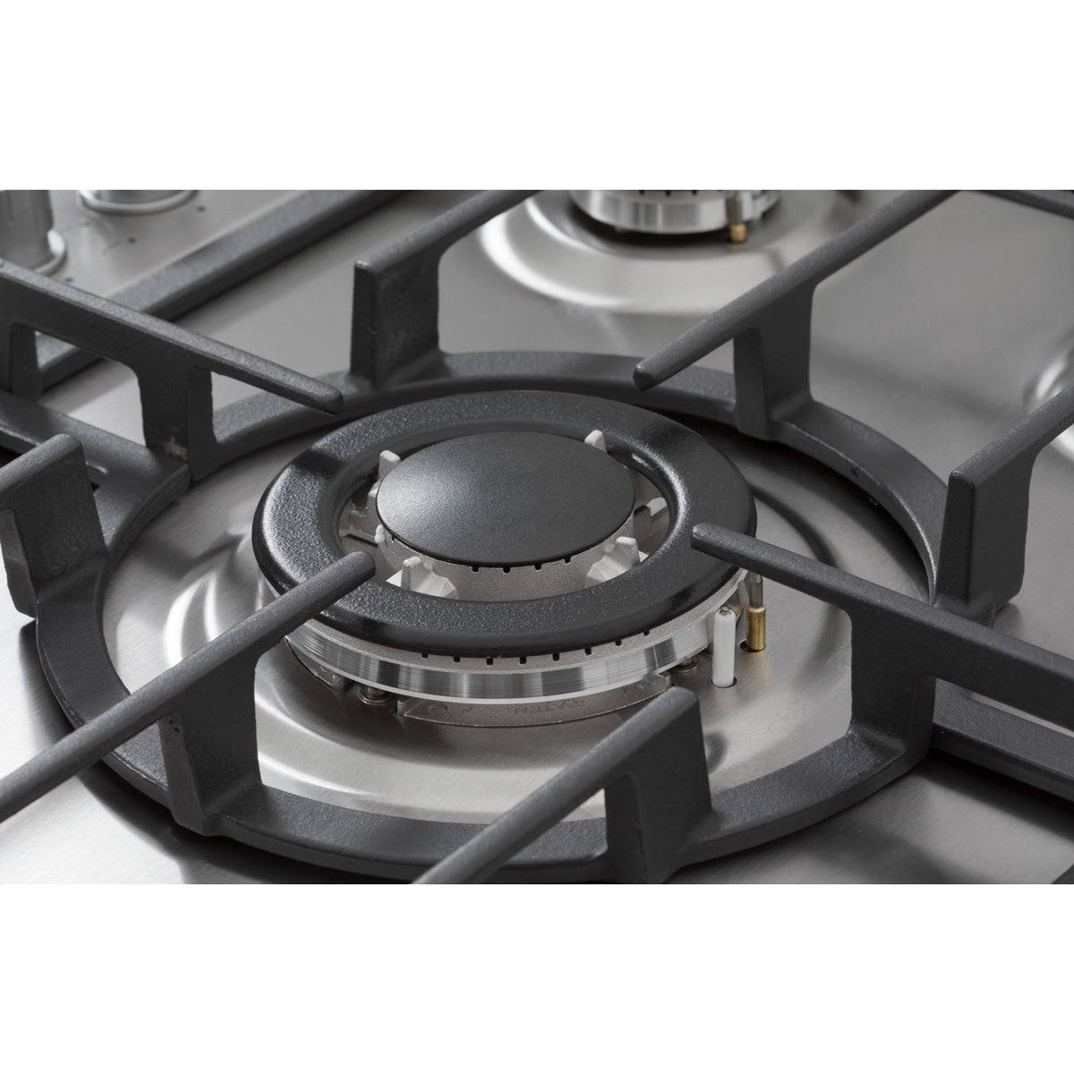 ENCIMERA A GAS ARTICA 70CM – 5 QUEMADORES, ACERO INOX, FORJA Y WOK