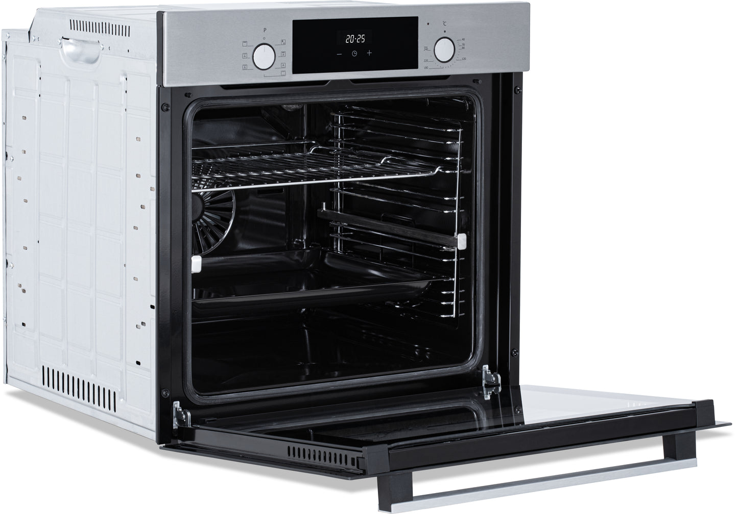HORNO MULTIFUNCIÓN ARTICA 80L – DISPLAY ELECTRÓNICO, CONVECCIÓN, GRILL Y RAÍLES TELESCÓPICOS