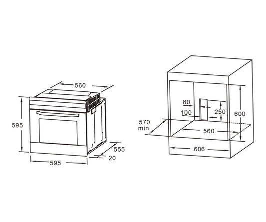 HORNO ELÉCTRICO ARTICA 70L – ESTÁTICO, AMPLIO Y EFICIENTE