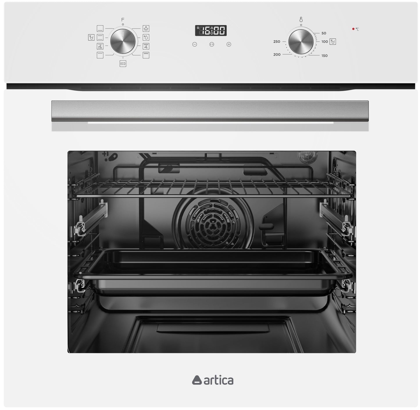 HORNO MULTIFUNCIÓN ARTICA 70L – 3000W, CONTROL TÁCTIL + MECÁNICO Y DISEÑO BLANCO