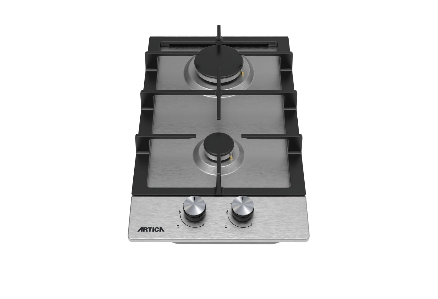 ENCIMERA A GAS ARTICA – 2 QUEMADORES, 4000W, ACERO INOX Y SEGURIDAD ANTI-CORTE DE GAS