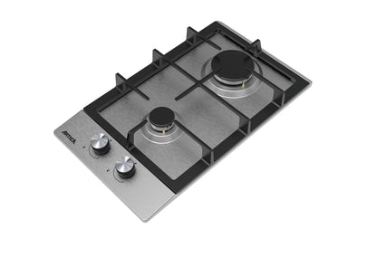 ENCIMERA A GAS ARTICA – 2 QUEMADORES, 4000W, ACERO INOX Y SEGURIDAD ANTI-CORTE DE GAS