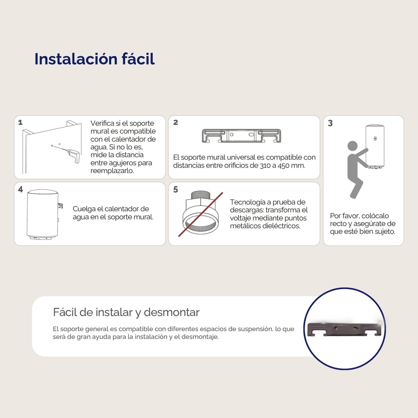 TERMO ELÉCTRICO ARTICA 50L  – CALENTAMIENTO RÁPIDO Y SEGURO