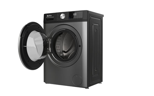 LAVADORA ARTICA AQUAPLUS 10 KG 1400 RPM DE BAJO CONSUMO COLOR GRIS OSCURO CON MOTOR INVERTER Y FUNCIÓN VAPOR