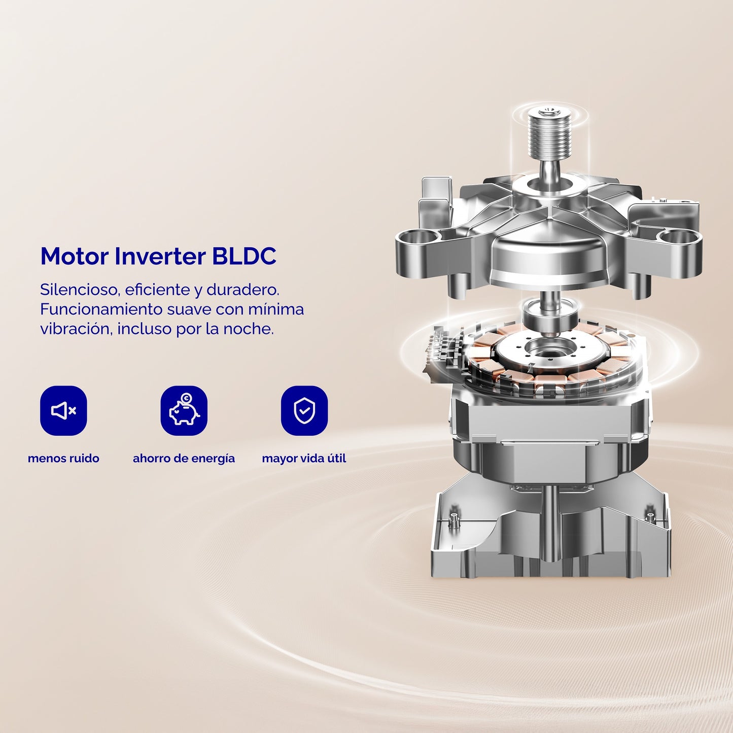 LAVADORA ARTICA AQUAPLUS 10 KG 1400 RPM DE BAJO CONSUMO COLOR GRIS OSCURO CON MOTOR INVERTER Y FUNCIÓN VAPOR