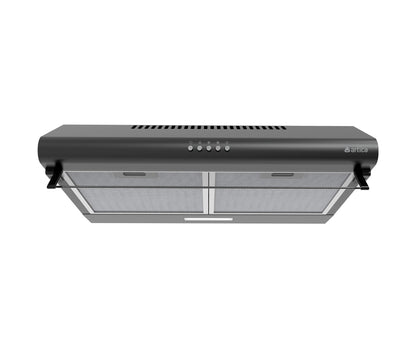 CAMPANA EXTRACTORA ARTICA 60CM – 3 VELOCIDADES, LED, FILTROS LAVABLES Y TRES COLORES
