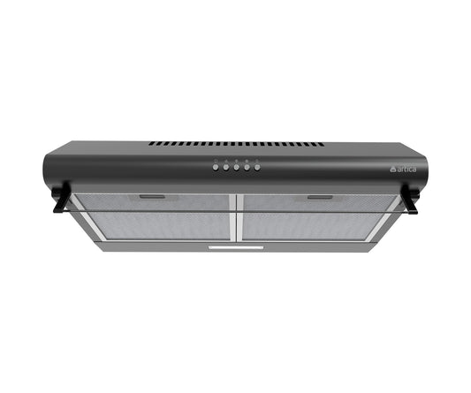 CAMPANA EXTRACTORA ARTICA 60CM – 3 VELOCIDADES, LED, FILTROS LAVABLES Y TRES COLORES