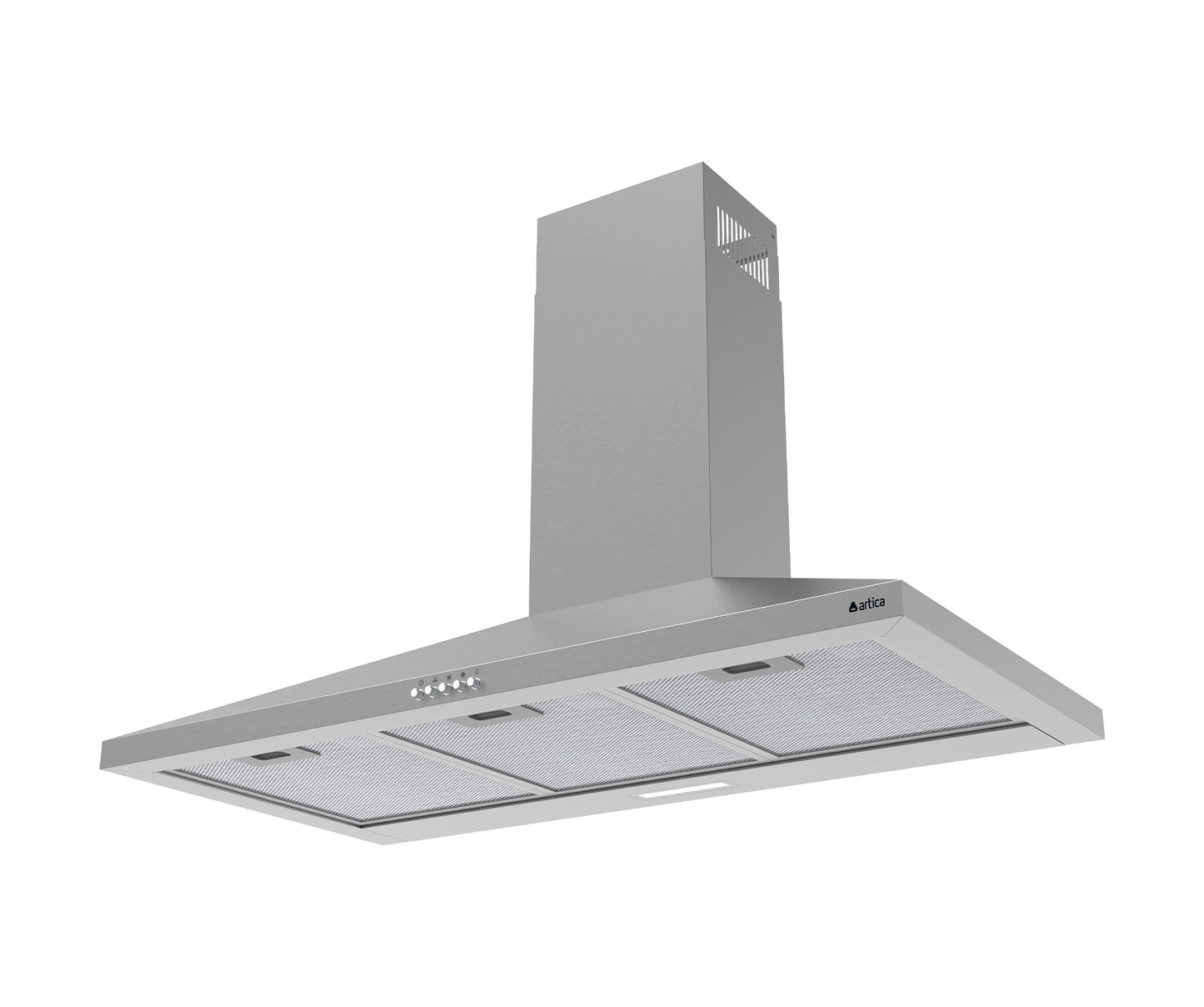 CAMPANA DECORATIVA ARTICA 60 Y 90 CM – 3 VELOCIDADES, LED, FILTROS LAVABLES Y ACERO INOX