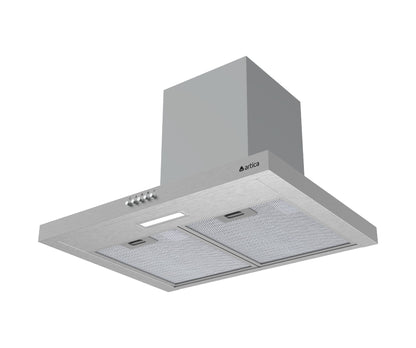 CAMPANA DECORATIVA ARTICA 60 Y 90 CM – 3 VELOCIDADES, LED, FILTROS LAVABLES Y ACERO INOX