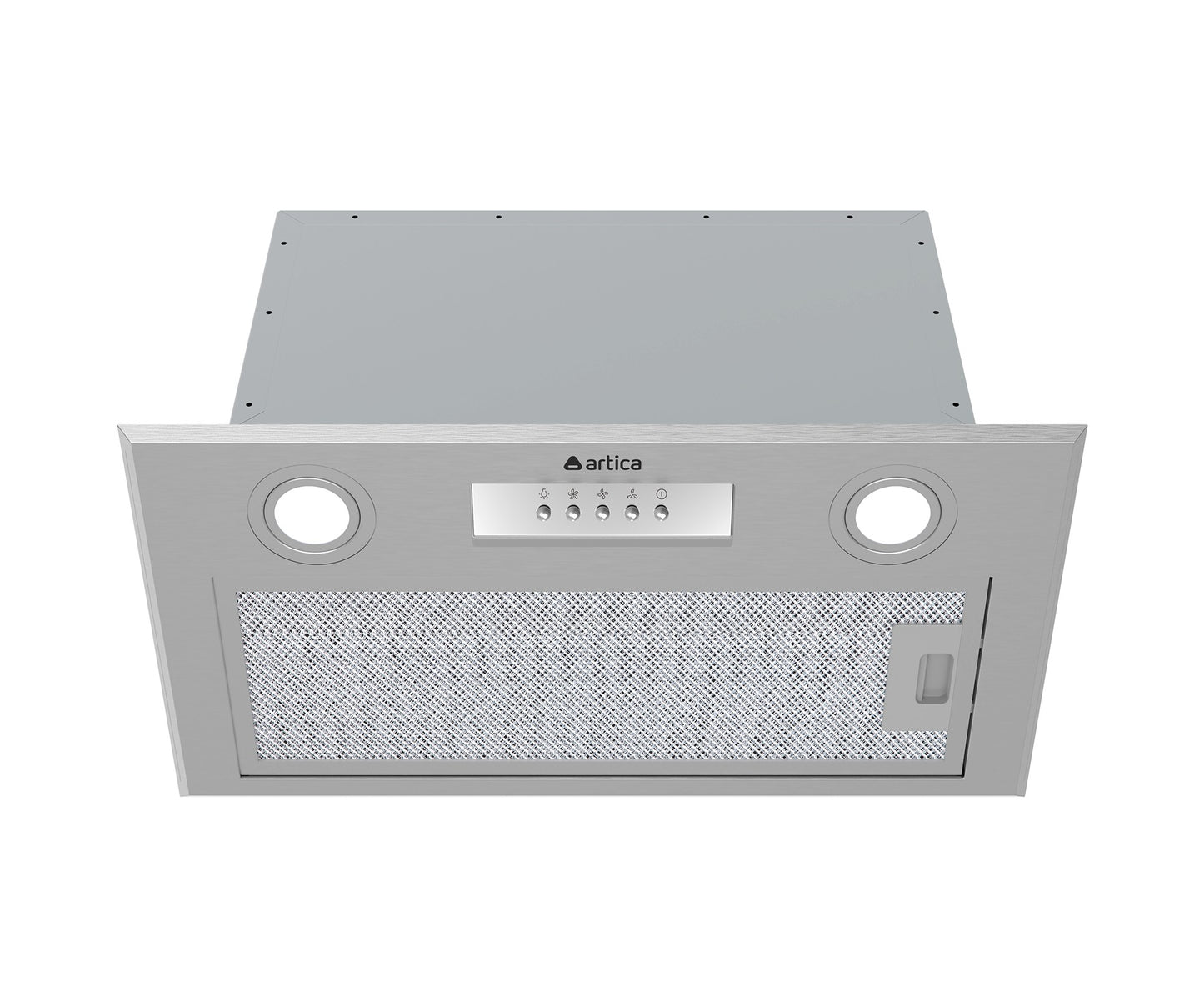 CAMPANA INTEGRABLE ARTICA 52 Y 70 CM – LED, 3 VELOCIDADES Y ACERO INOX