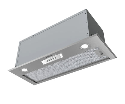 CAMPANA INTEGRABLE ARTICA 52 Y 70 CM – LED, 3 VELOCIDADES Y ACERO INOX
