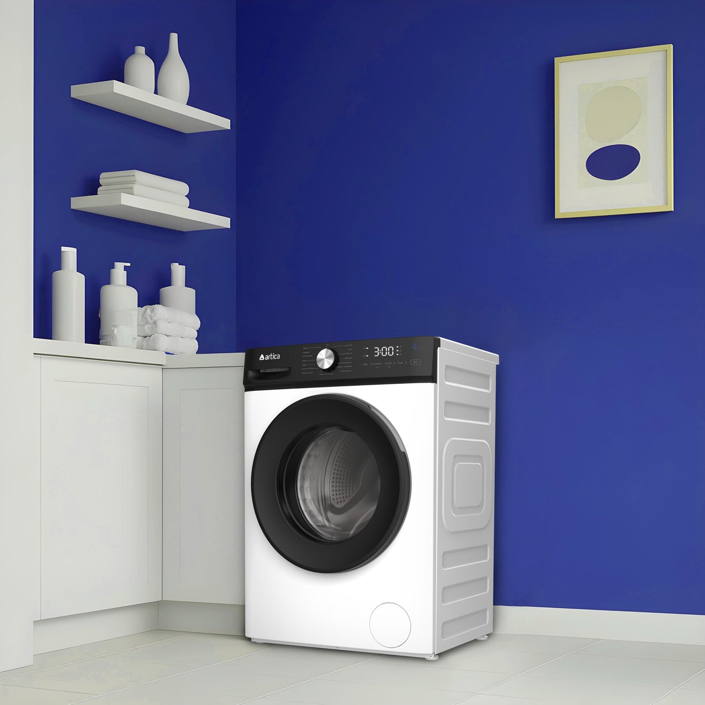 LAVADORA ARTICA AQUALINE 6 KG 1200 RPM DE BAJO CONSUMO CON FUNCIÓN VAPOR