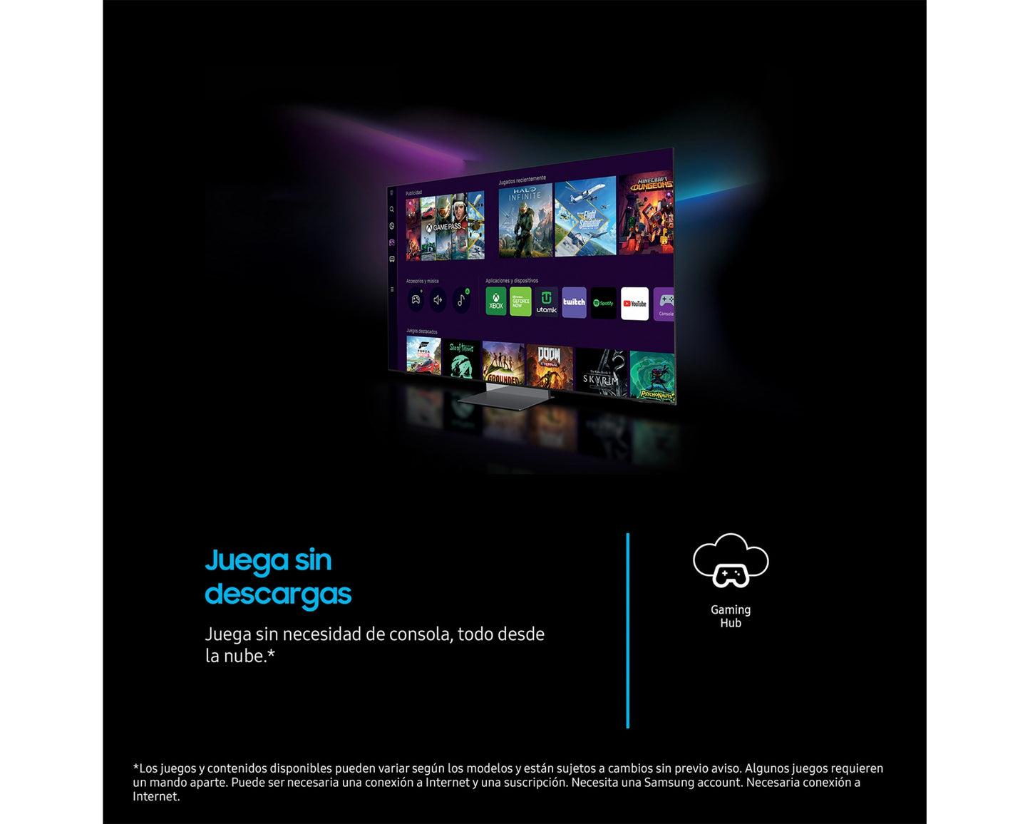 SMART TV SAMSUNG 65" TU65U7025F CRYSTAL UHD 4K – SMART TV, BLUETOOTH Y HDR