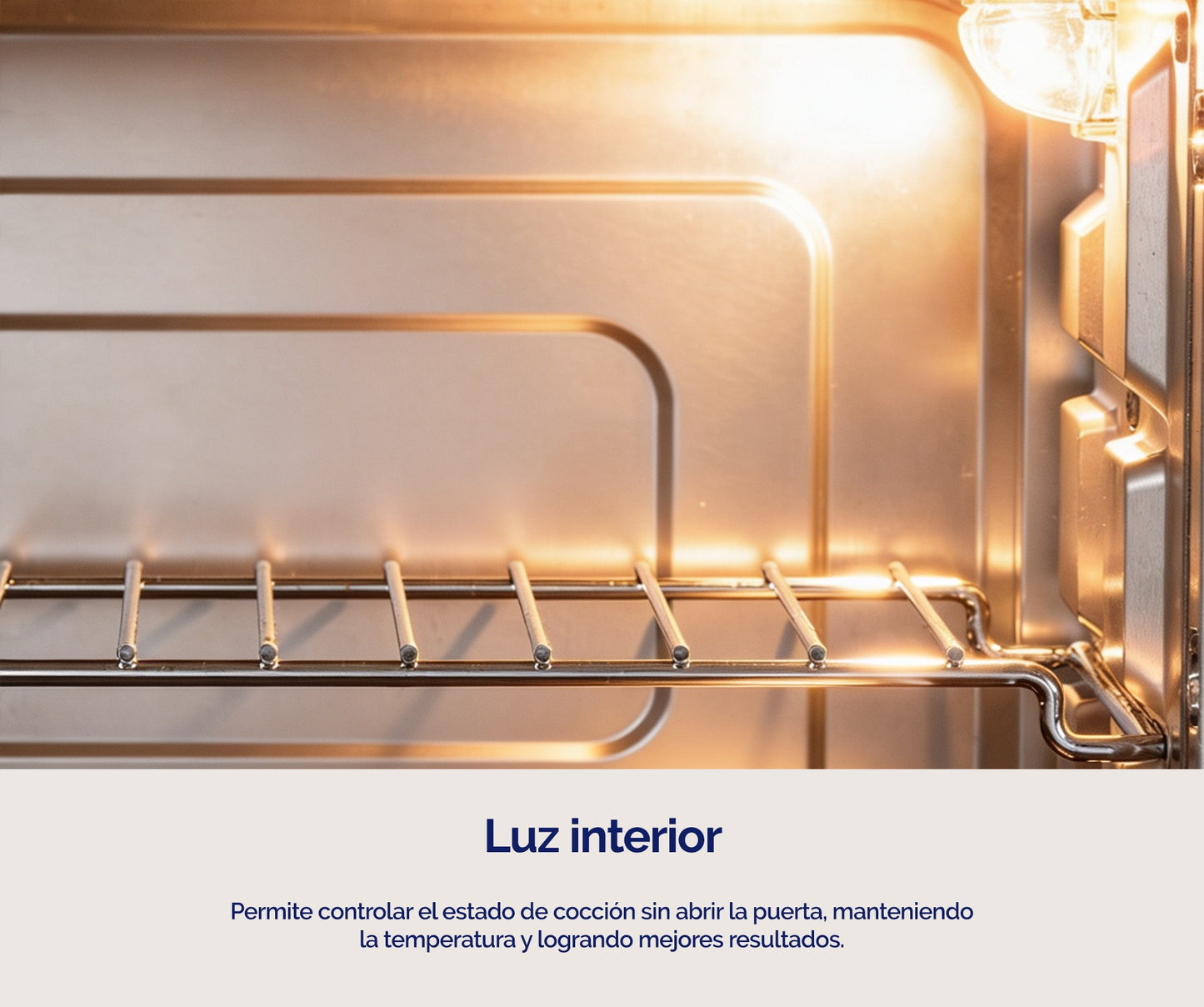 HORNO SOBREMESA ARTICA 48L 1800W – CONVECCIÓN, TEMPORIZADOR Y DOBLE CRISTAL