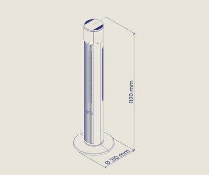 VENTILADOR TORRE ARTICA EL ALIADO PERFECTO CONTRA EL CALOR