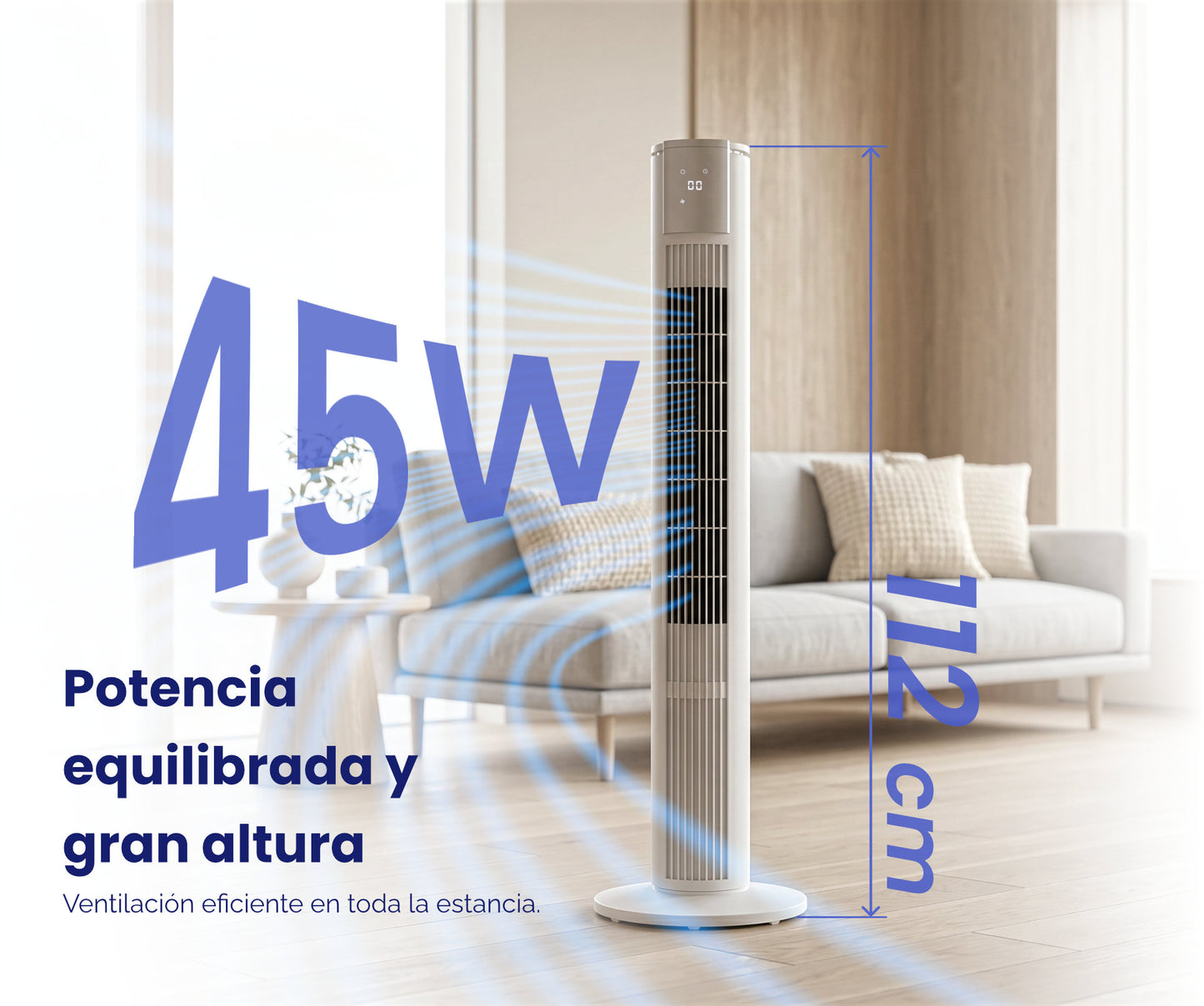 VENTILADOR TORRE ARTICA EL ALIADO PERFECTO CONTRA EL CALOR