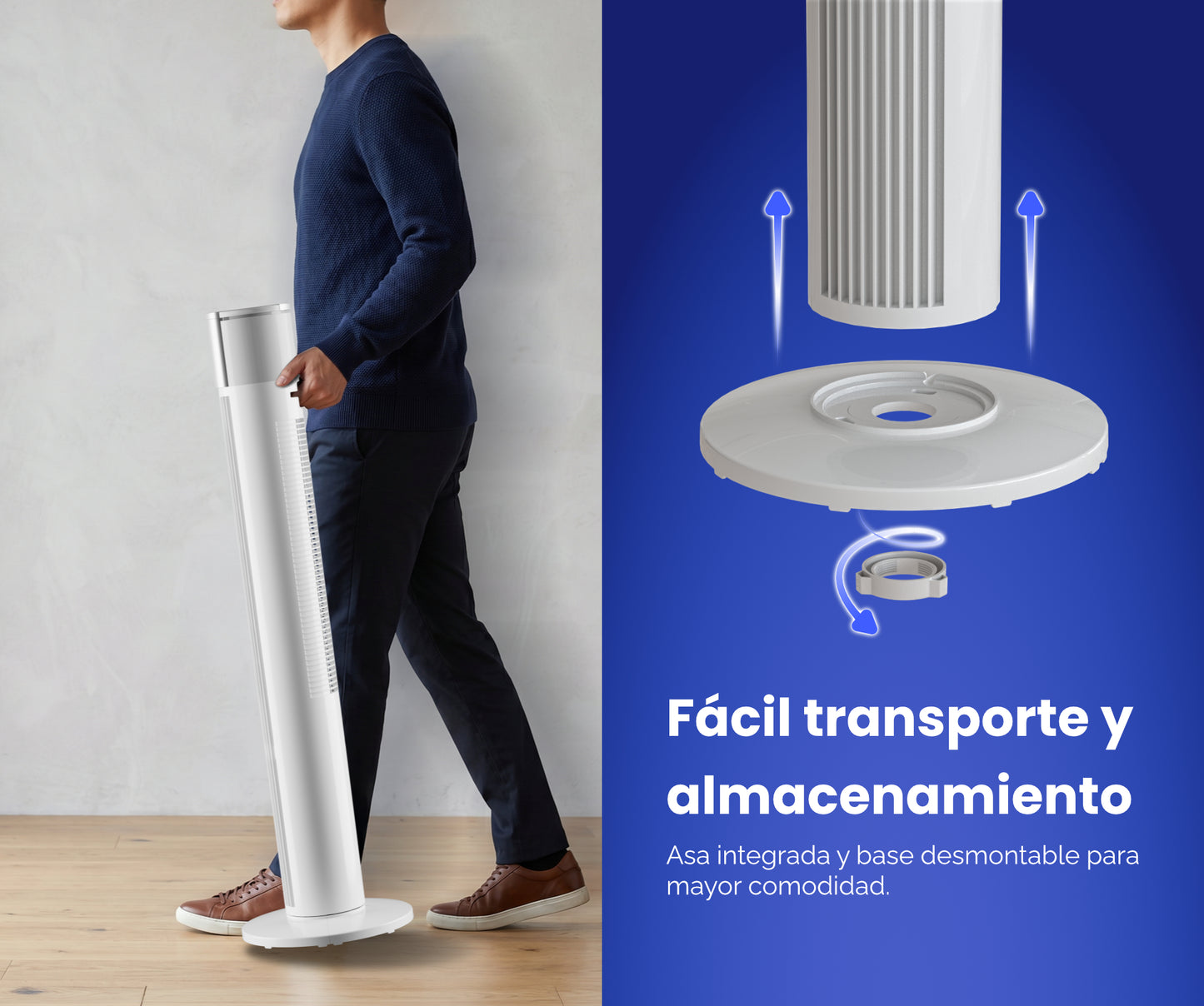 VENTILADOR TORRE ARTICA EL ALIADO PERFECTO CONTRA EL CALOR