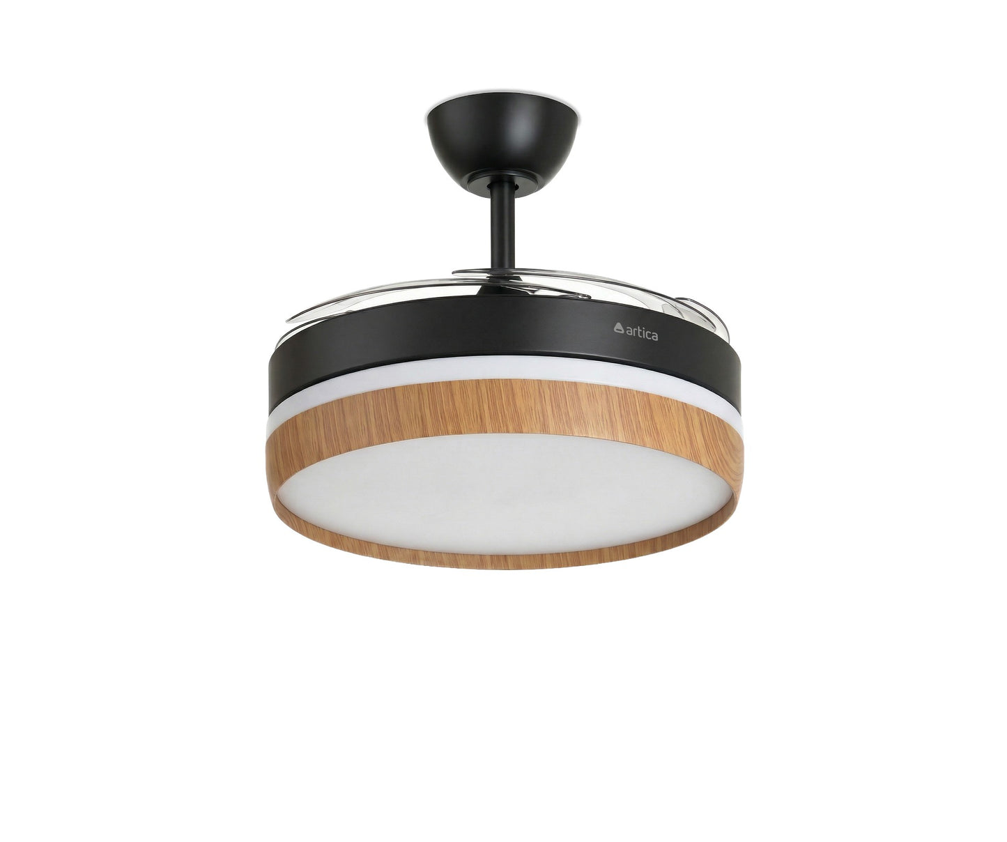 VENTILADOR DE TECHO RETRÁCTIL ULTRA SILENCIOSO - LUZ LED 72W