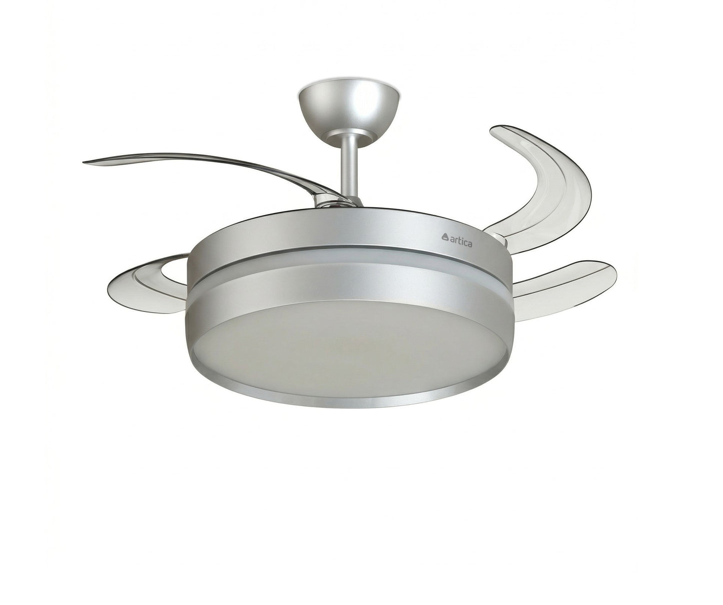 VENTILADOR DE TECHO RETRÁCTIL ULTRA SILENCIOSO - LUZ LED 72W