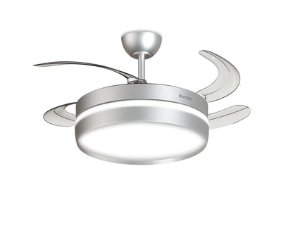 VENTILADOR DE TECHO RETRÁCTIL ULTRA SILENCIOSO - LUZ LED 72W
