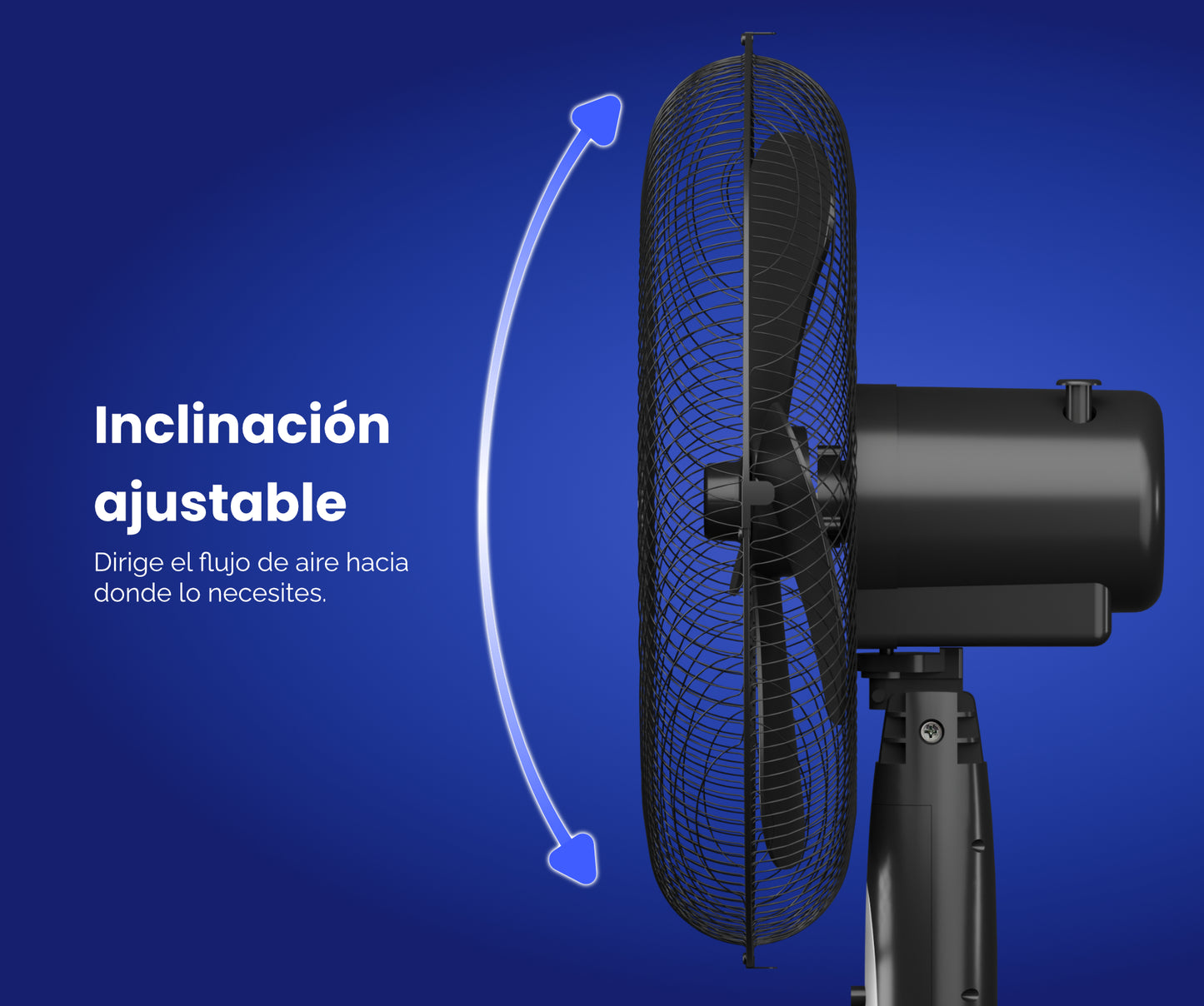 ¡REFRESCA TU ESPACIO CON EL VENTILADOR DE PIE ARTICA 45W 40 CM NEGRO!