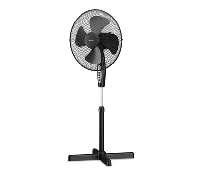 ¡REFRESCA TU ESPACIO CON EL VENTILADOR DE PIE ARTICA 45W 40 CM NEGRO!