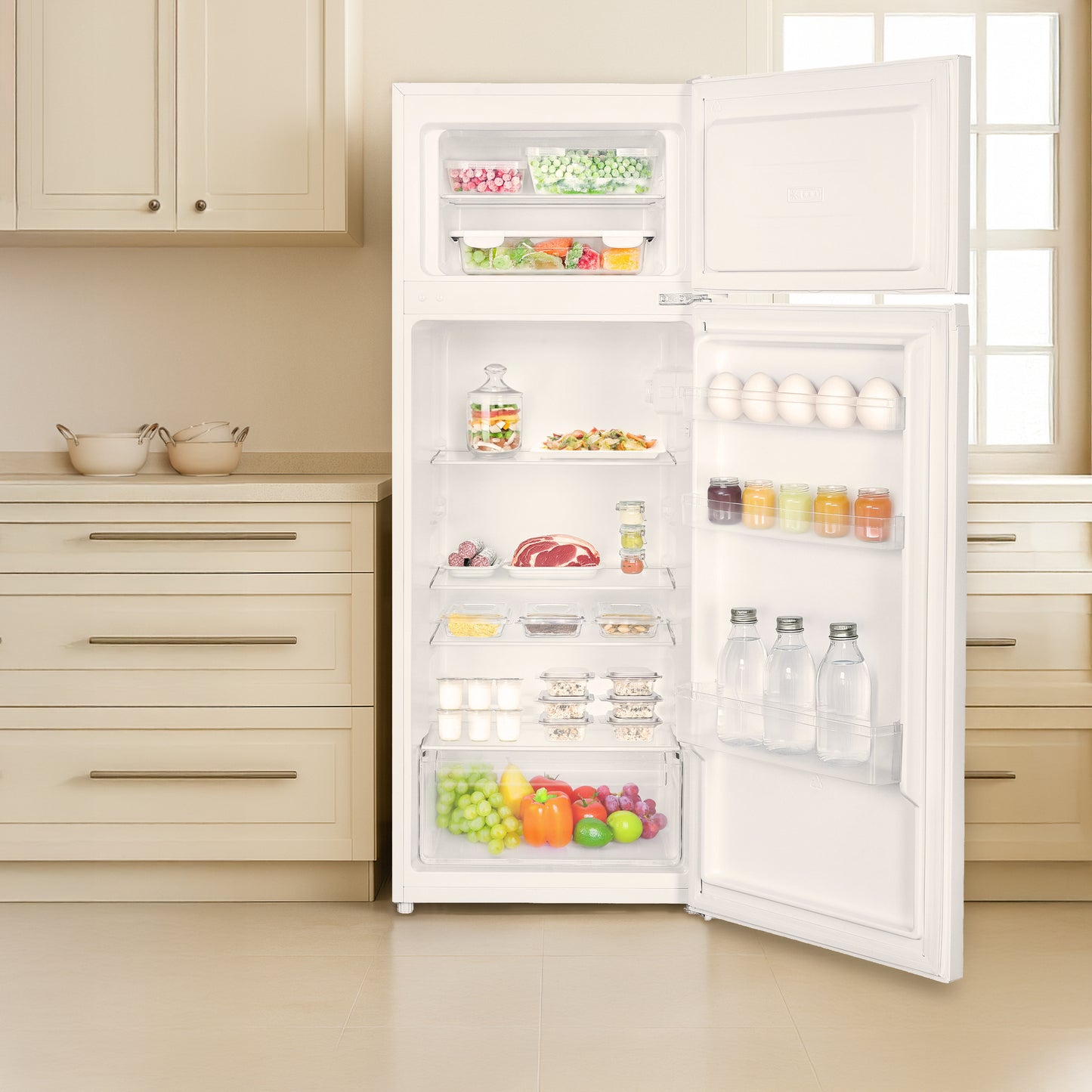 FRIGORÍFICO DOS PUERTAS ARTICA CICLOUP143EB2 206 L BLANCO, COMPACTO Y FUNCIONAL
