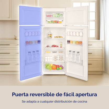 FRIGORÍFICO DOS PUERTAS ARTICA CICLOUP143EB2 206 L BLANCO, COMPACTO Y FUNCIONAL