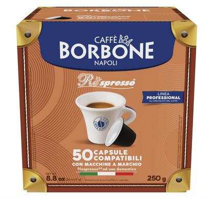 ¡¡¡SÚPER PRECIO!!! Café ITALIANO 50 Cápsulas Borbone Compatible con Nespresso®* – Mezcla Azul