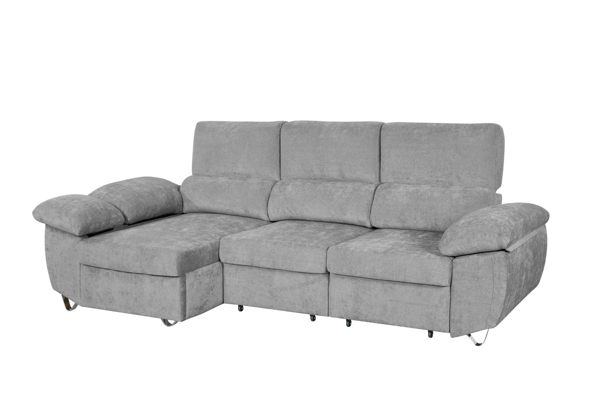 SOFÁ CHAISE LONGUE ABAD CAMA CON ARCÓN – CONFORT Y FUNCIONALIDAD PARA TU HOGAR