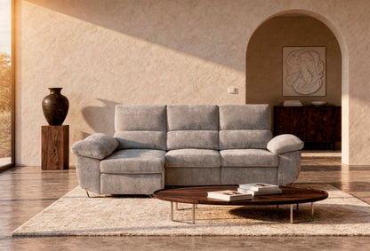 SOFÁ CHAISE LONGUE ABAD CAMA CON ARCÓN – CONFORT Y FUNCIONALIDAD PARA TU HOGAR