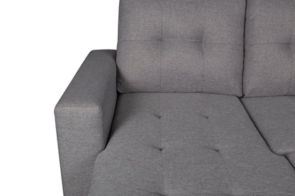 SOFÁ CHAISE LONGUE AITANA CON CAMA Y ARCÓN – DISEÑO EN U, AMPLIO Y FUNCIONAL