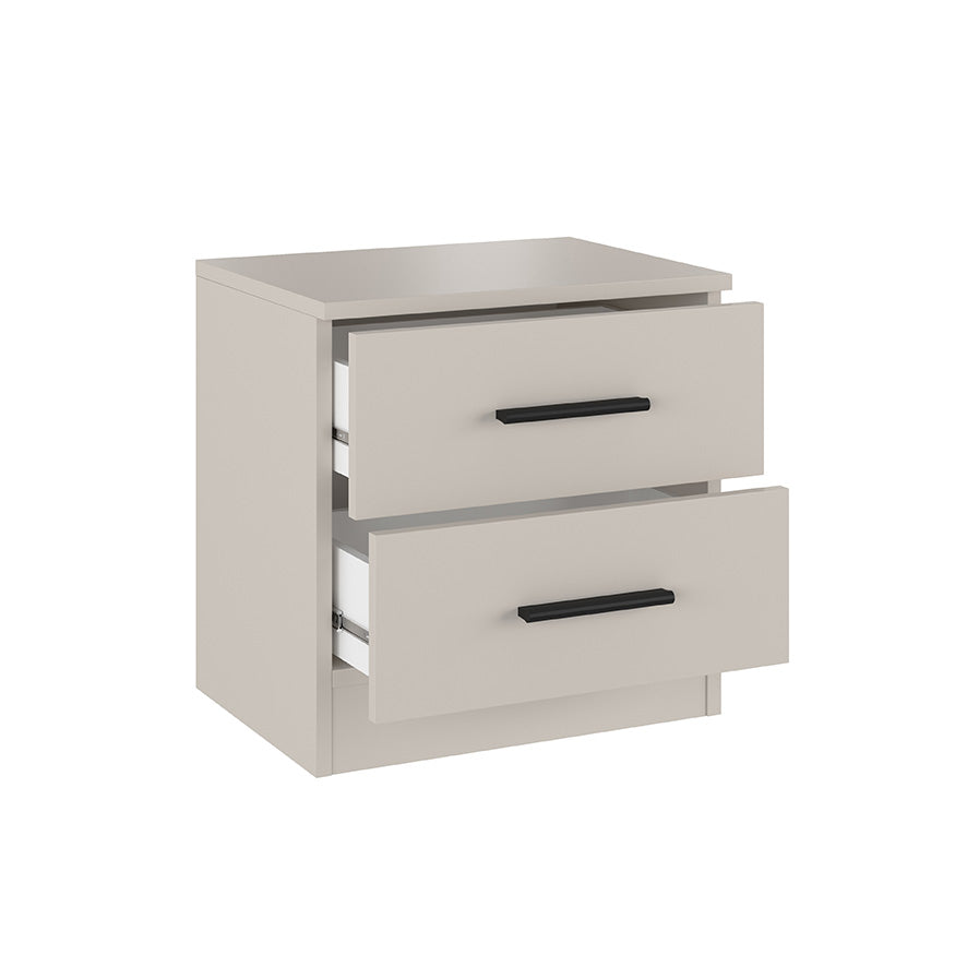 CONJUNTO DORMITORIO JUVENIL AURA – CABECERO Y MESITA DE DISEÑO MODERNO