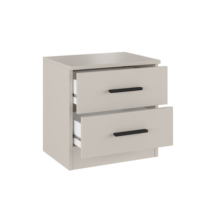 CONJUNTO DORMITORIO JUVENIL AURA – CABECERO Y MESITA DE DISEÑO MODERNO