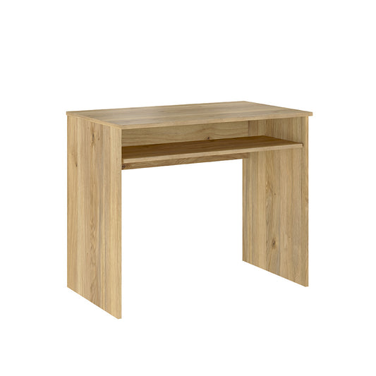 MESA ESTUDIO AURA - CON ESTANTE DESLIZANTE