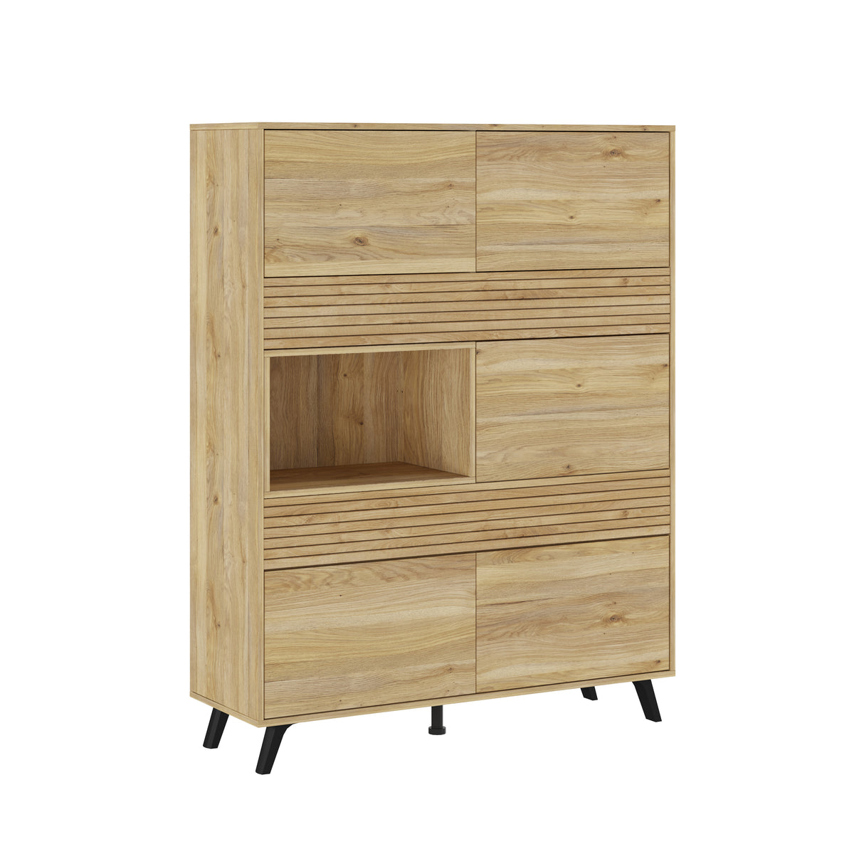 SALÓN COMPLETO SOLANA 01 · DISEÑO ESCANDINAVO, GRAN ALMACENAJE Y APERTURA PUSH