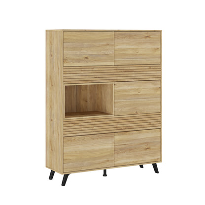 SALÓN COMPLETO SOLANA 01 · DISEÑO ESCANDINAVO, GRAN ALMACENAJE Y APERTURA PUSH