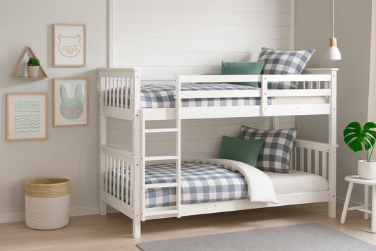 LITERA CAMILA BLANCA – RESISTENTE Y CONVERTIBLE EN DOS CAMAS