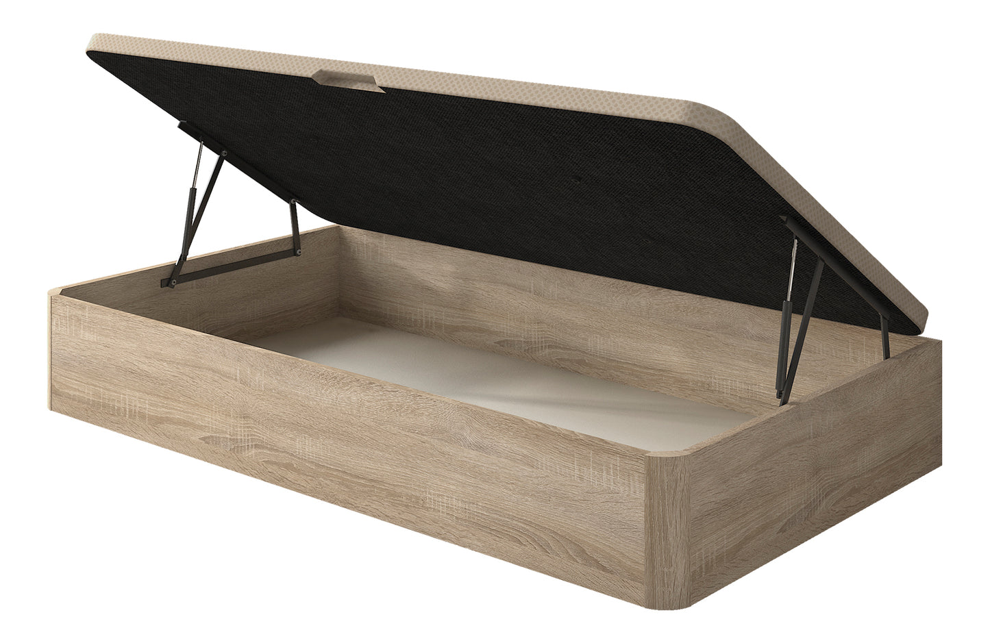 YECLA – CANAPÉ DE GRAN CAPACIDAD CON TAPA 3D Y APERTURA LATERAL