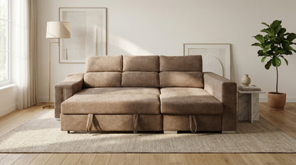 SOFÁ CHAISE LONGUE CARLA CAMA CON ARCÓN – DISEÑO Y CONFORT EN TU SALÓN