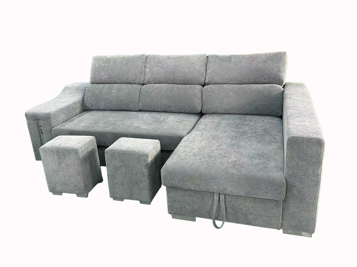 SOFÁ CHAISE LONGUE CARLA CAMA CON ARCÓN – DISEÑO Y CONFORT EN TU SALÓN