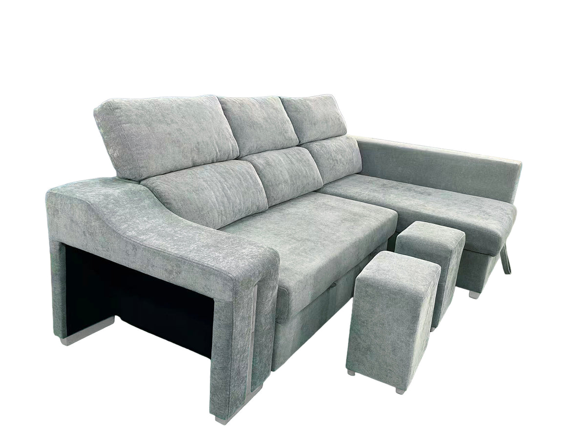 SOFÁ CHAISE LONGUE CARLA CAMA CON ARCÓN – DISEÑO Y CONFORT EN TU SALÓN