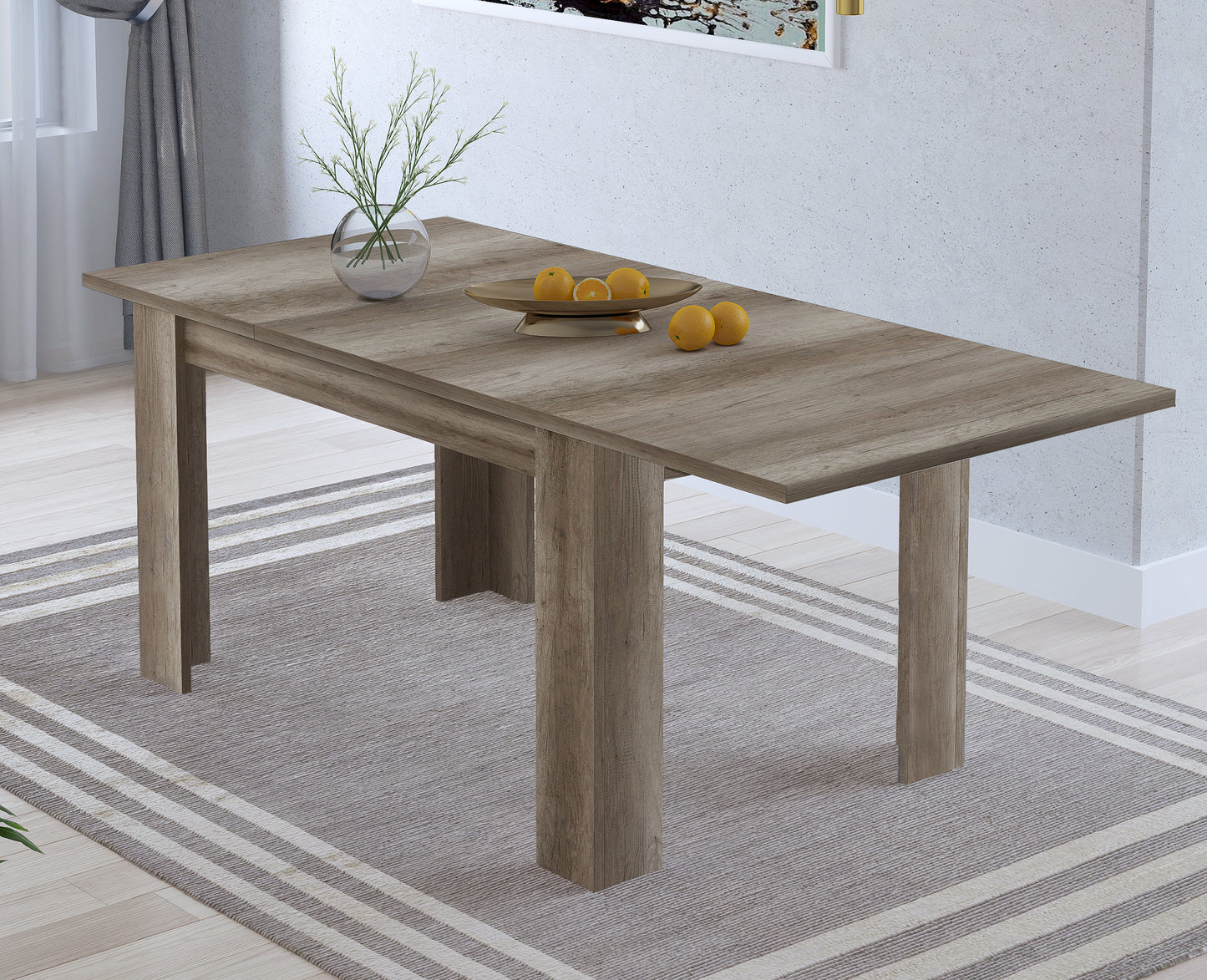 MESA COMEDOR EXTENSIBLE CORFU MADERA