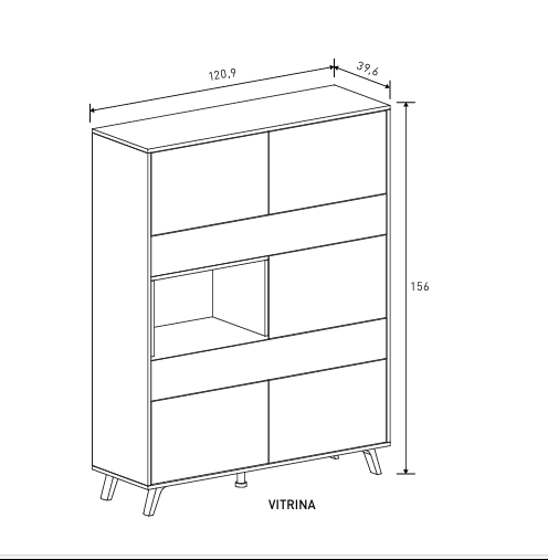 VITRINA MODERNA SOTO