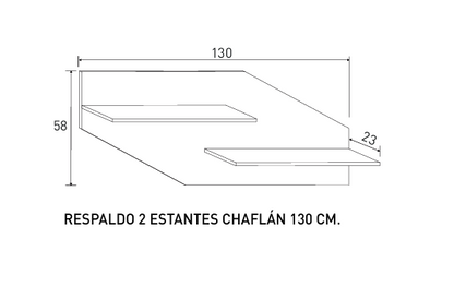 MUEBLE SALÓN COMEDOR 300 CM APILABLE LARA A-09