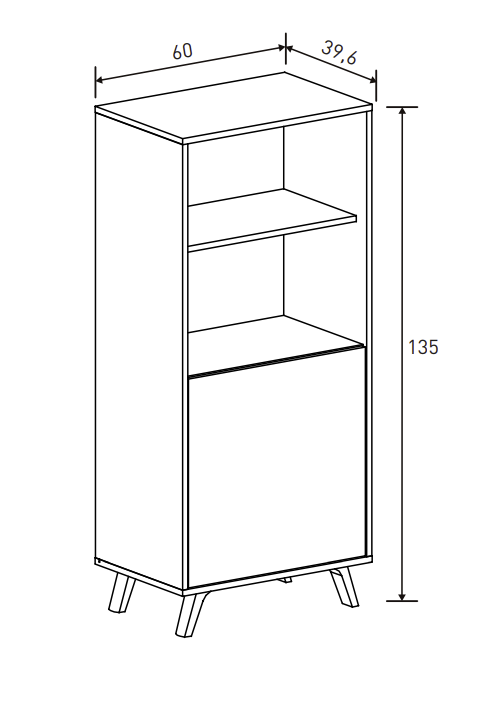 MUEBLE AUXILIAR SOLANA MAVUELLA-RAYAS · DISEÑO ESCANDINAVO, ORDEN Y ELEGANCIA
