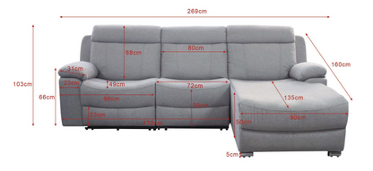 CHAISLONGUE OLIMPO 2 ASIENTOS RELAX ELÉCTRICOS – MÁXIMO CONFORT Y ESTILO